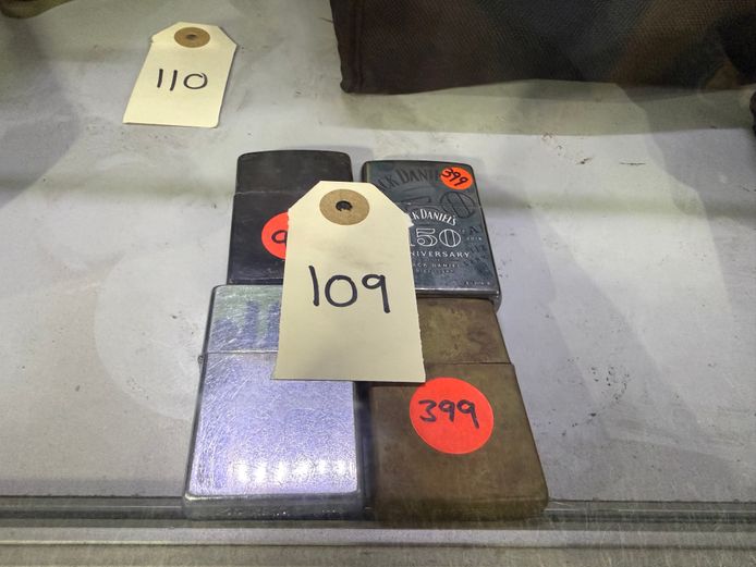 Set of 4 Zippo Lighters 