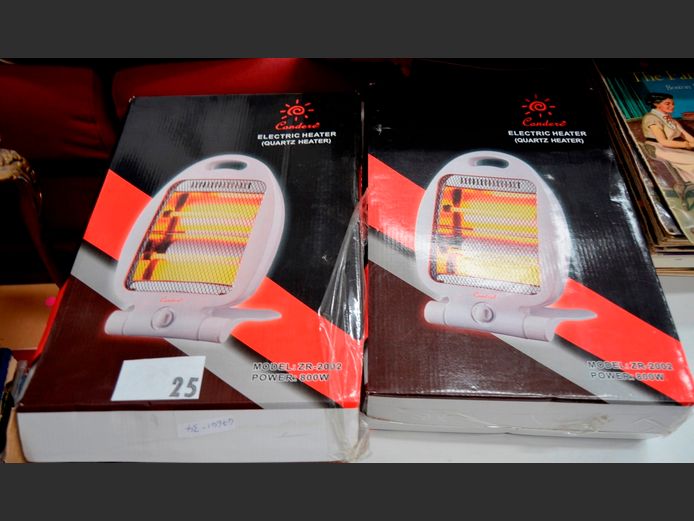 LOT: 2 x CONDERE ELECTRIC HEATERS [Switch on, untested further]