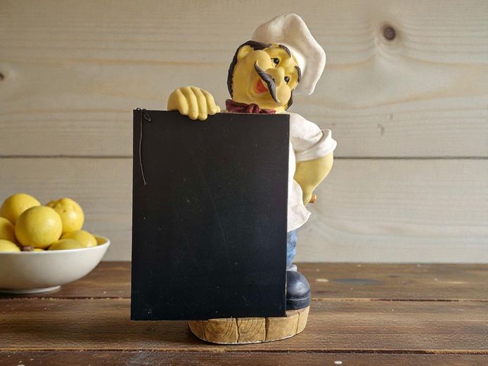 Vintage Peter Mook Style "Chef Luigi" Resin Figurine