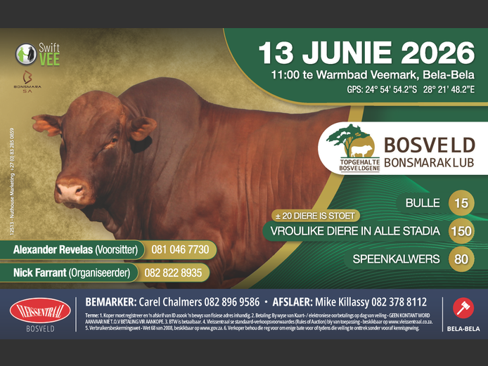 BOSVELD BONSMARAKLUB VEILING