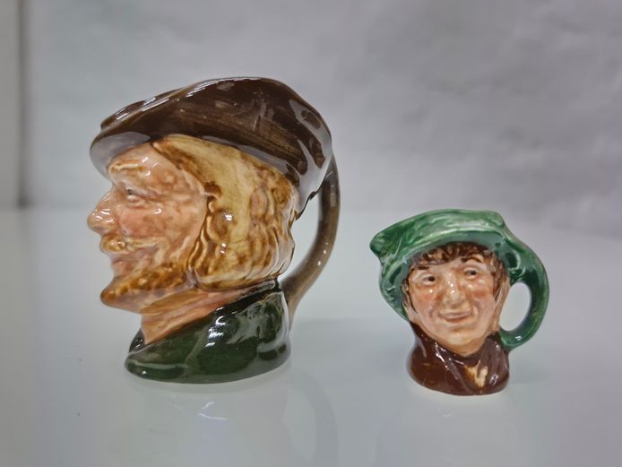 Royal Doulton Character Jugs: "The Falconer" and "Paddy"