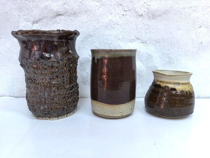 Assorted Vintage Studio Pottery Ceramic Vases