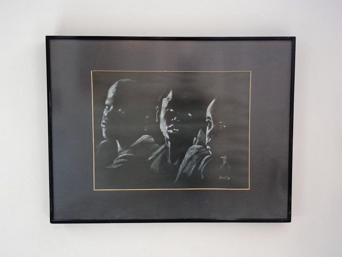 Original Portrait Study "Davis '95"  Sketch