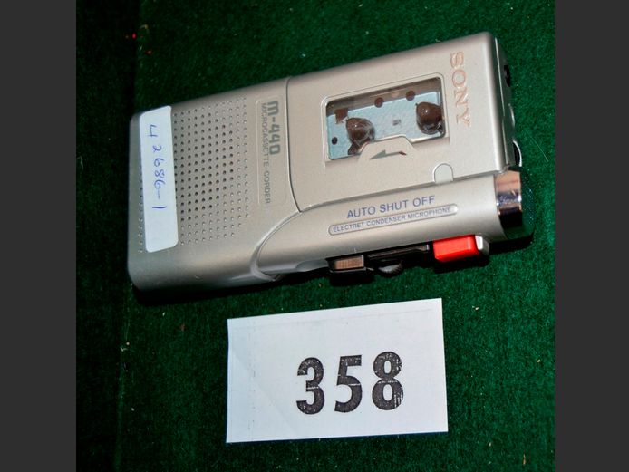 SONY M-440 MICRO-CASSETTE DICTAPHONE [Untested]