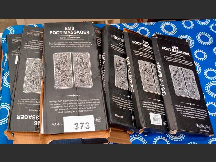 LOT OF 8: EMS FOOT MASSAGERS [Untested]