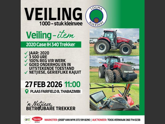 2020 CASE IH 340 TREKKER