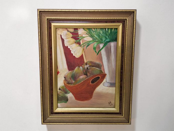 Original Still Life Oil Painting Framed | Signed & Dated