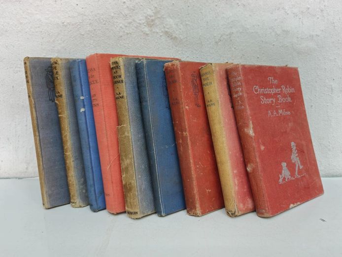 Collection of Vintage A.A. Milne & Children's Hardcover Books