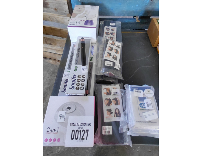 LOT OF LED UV LAMP/ HAIR CURLERS/ STEAMER/ MASSGERS/ EXTENSIONS