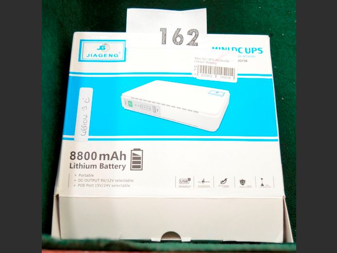 LOT: 2 x DC MINI UPS's [Untested]