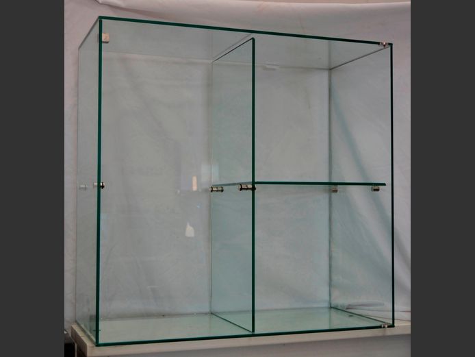 SINGLE DOOR GLASS DISPLAY CABINET, 84 x 39 x 91cm