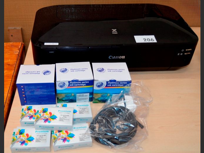 CANON PIXMA iX6840 PRINTER WITH EXTRA CARTRIDGES [Untested]
