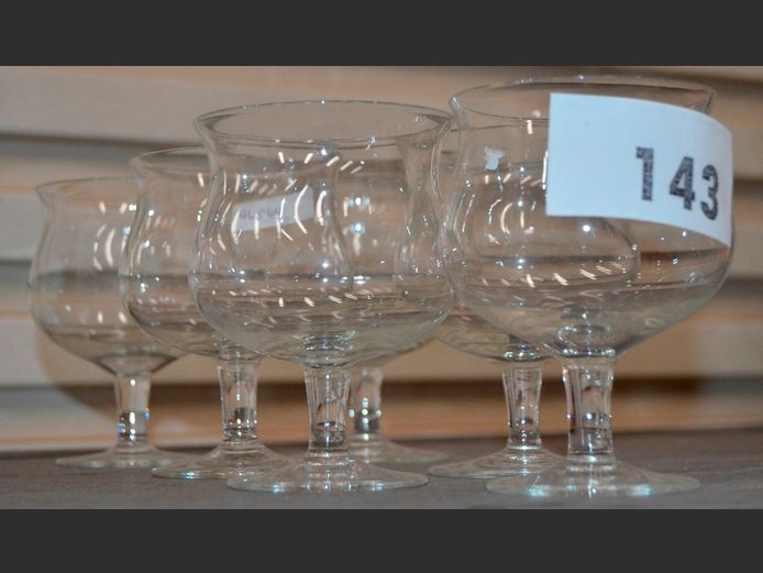 SET OF 6 COGNAC GLASSES