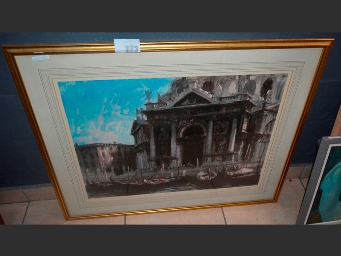 FRAMED & SIGNED PRINT OF VENICE