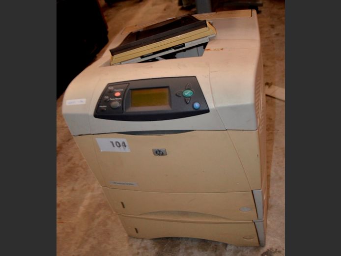 HP LASERJET 4250TN PRINTER [Switches on, untested further]