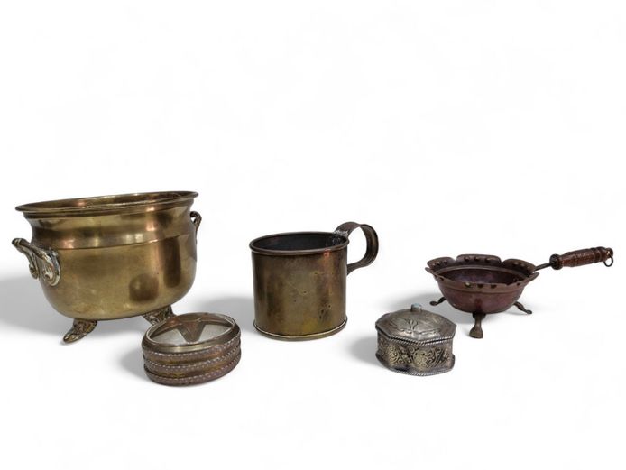 Collection of Vintage Brass & Copper Items