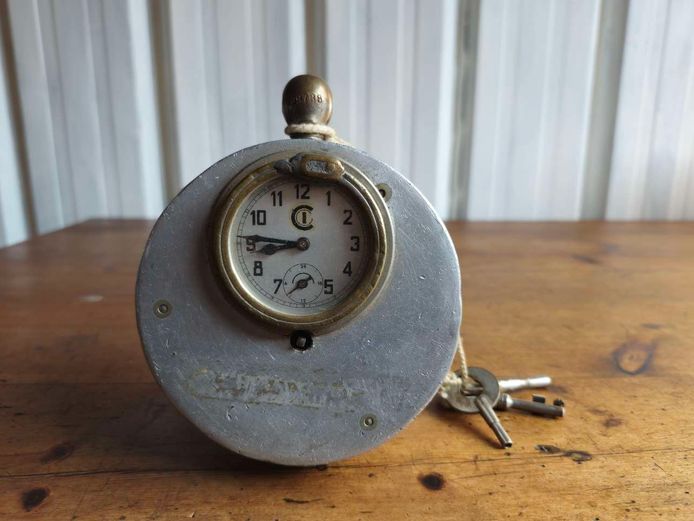 Vintage Simplex West Germany Watchman's Clock