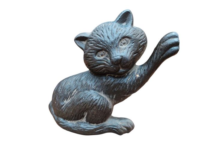 Vintage Cast Iron Cat Door Stop