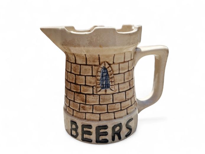 1940's Drostdy Ware Castle Beer Mug - Made in South Africa