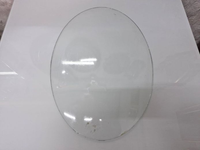 Oval Bubble Glass Replacement Panel for Picture Frames
