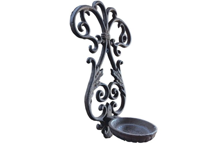 Cast Iron Wall Candle Sconce