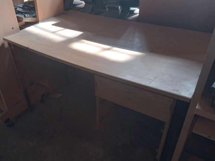 Wooden office desk scrap