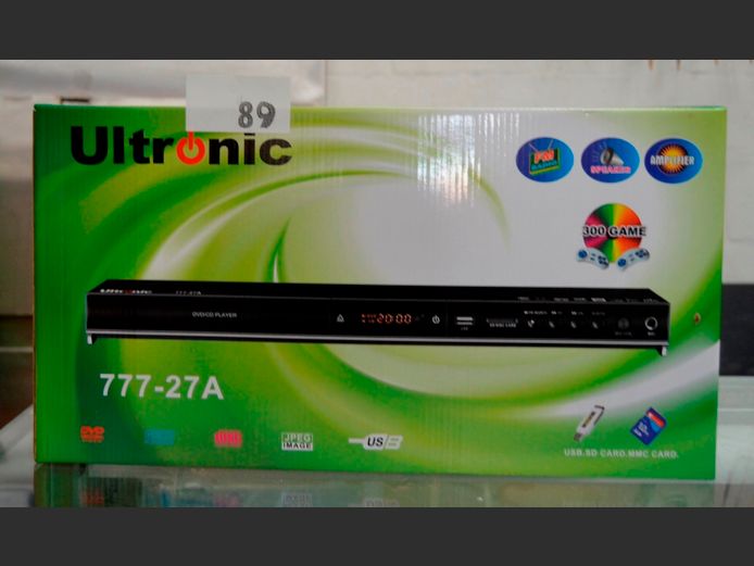 ULTRONIC DVD PLAYER WITH USB PORT & BUILT-IN GAMES