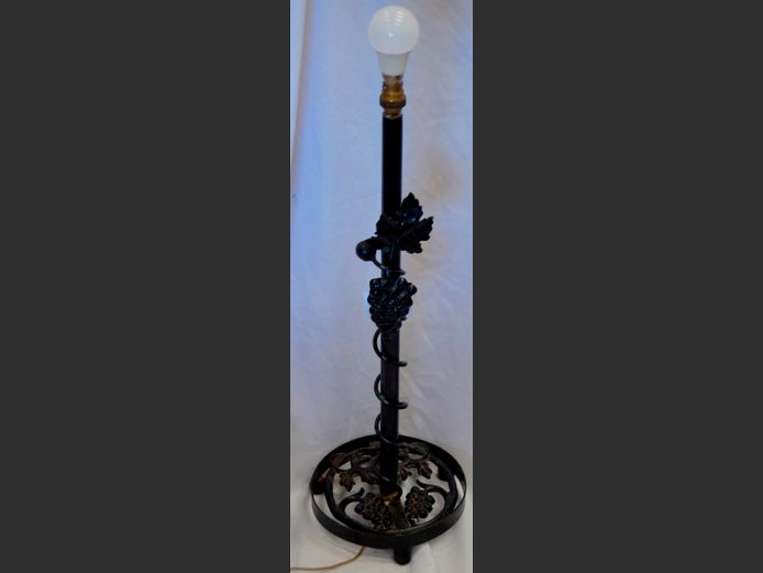 METAL TABLE LAMP, 66cm High [No shade]