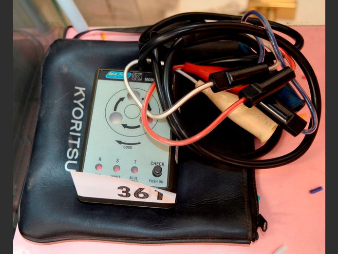 KYORITSU MODEL 803 PHASE ROTATION METER [Untested]