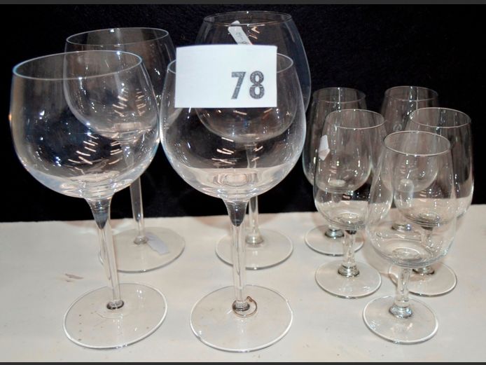 SET OF 3 RED WINE GLASSES, WINE TASTING GLASSES, etc