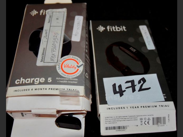 LOT: FITBIT CHARGE 5 & INSPIRE 2 [Untested]