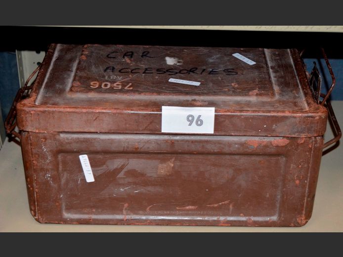 BROWN AMMO BOX, 42 x 28 x 20cm [Rusty]