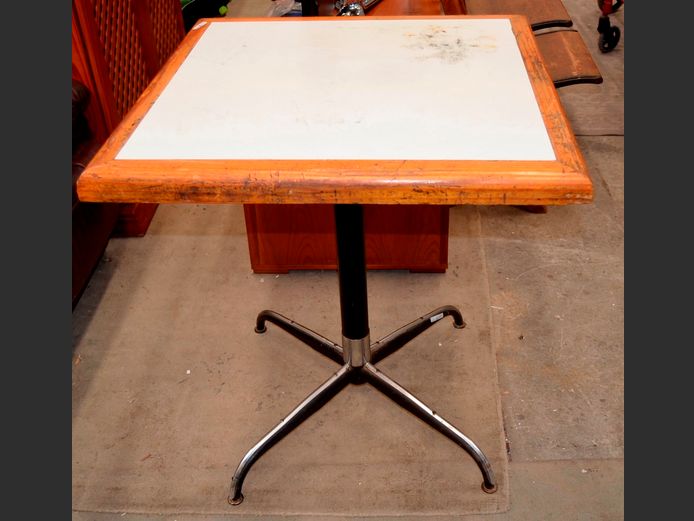 WOODEN RESTAURANT TABLE, 69 x 69 x 77cm