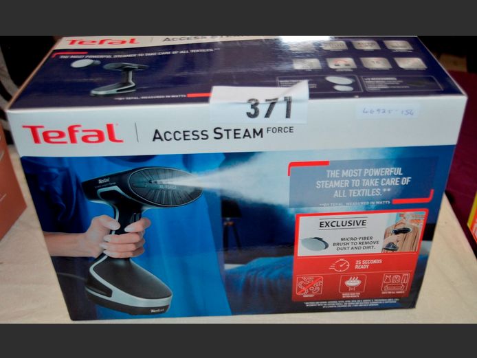 TOTAL ACCESS STEAM FORCE GARMENT STEAMER  [UK Plug, As New]