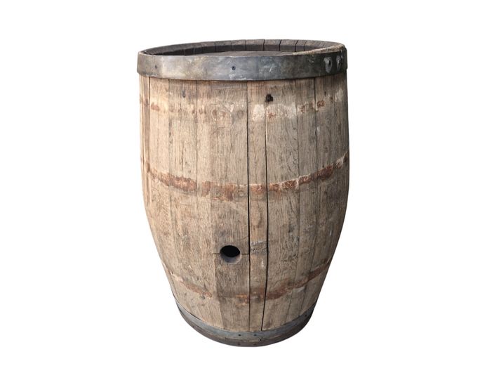 Vintage Rustic Oak Wine Barrel / Cask