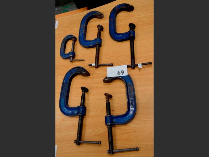 LOT: 5 RECORD G-CLAMPS