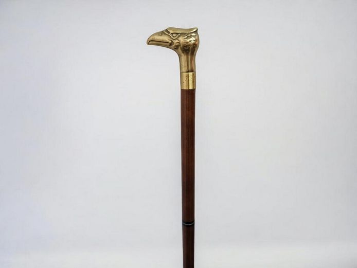 Vintage Brass Eagle Head Walking Cane