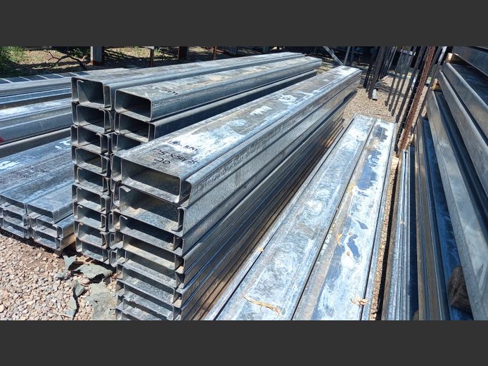 1.9m to 3m galvanised lipchannel 175mmx50/75mm mix 2mm thick