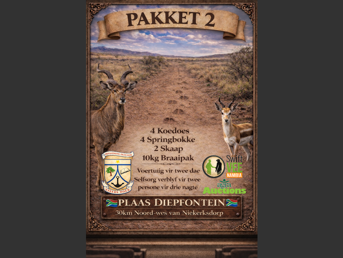 HUNTING PACKAGE | RIVAATSKOOL EXCELSIOR JAGPAKKETTE AANLYN VEILING