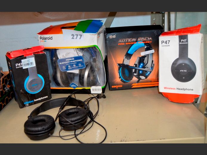 ASSORTED GAMING HEADPHONES & OTHERS [Untested]