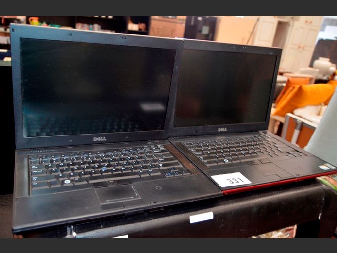 LOT OF 2: DELL LAPTOPS [Untested, no power supplies]