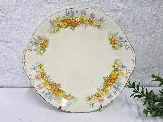 Royal Winton Grimwades "Wisley" Floral Serving Plate – Made in England