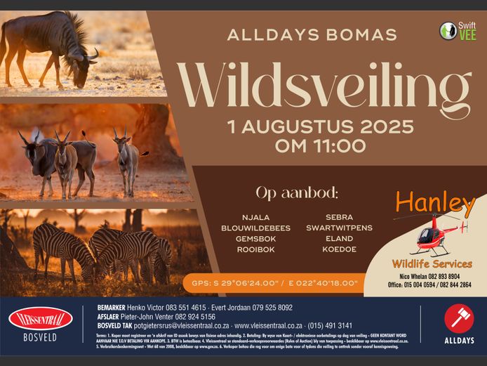 HANLEY WILDLIFE SERVICES WILDSVEILING