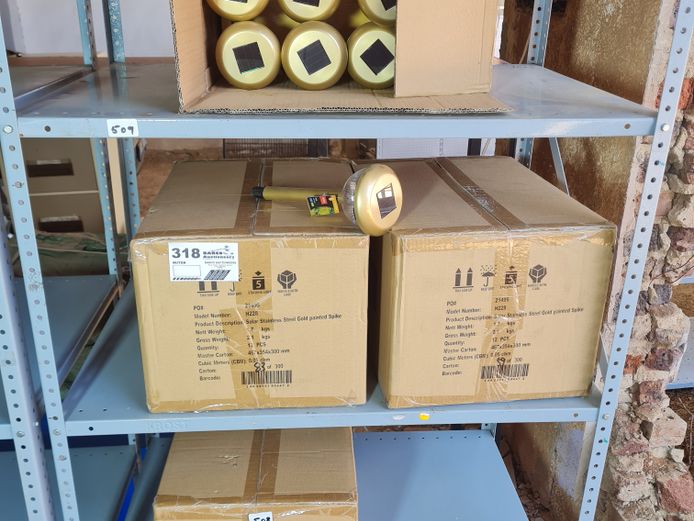 4 X BOXES SOLAR SPIKE LIGHTS
