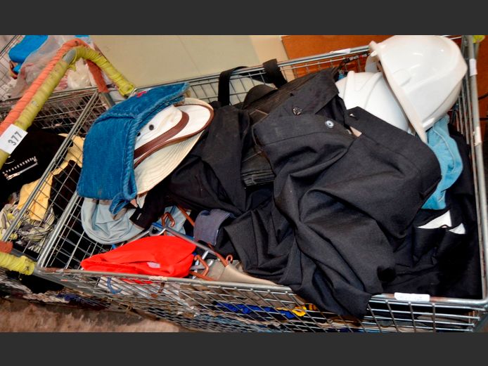 ASSORTED CLOTHING, HATS, etc [Excl. Bin]