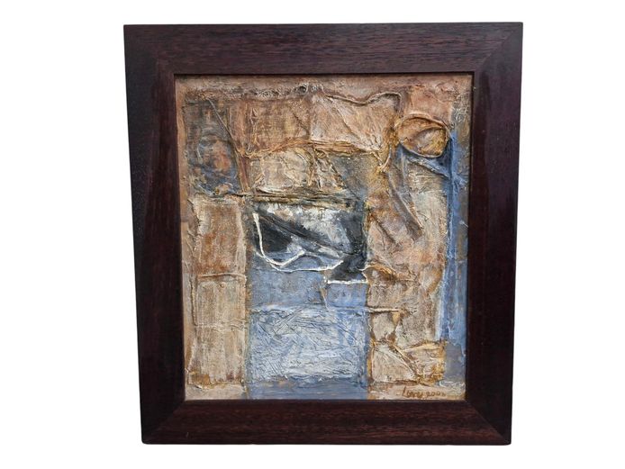 Contemporary Mixed Media Abstract Painting by Levy (2003)
