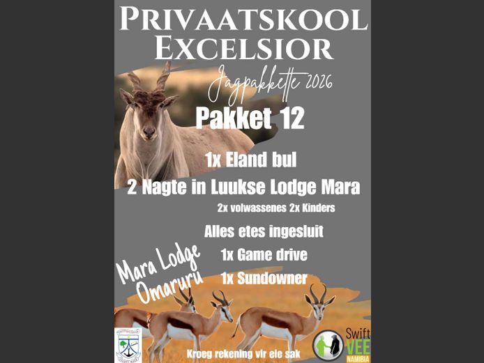 HUNTING PACKAGE | RIVAATSKOOL EXCELSIOR JAGPAKKETTE AANLYN VEILING