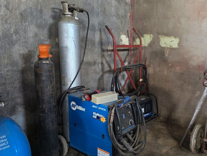 CO2 Welder - Muller - Migmatic 380 & 2 x (7kg & 17Kg) Bottels