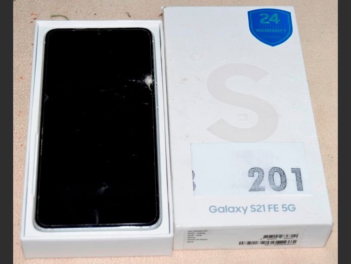 SAMSUNG S21 FE 5G PHONE [Untested, no charger, damaged]
