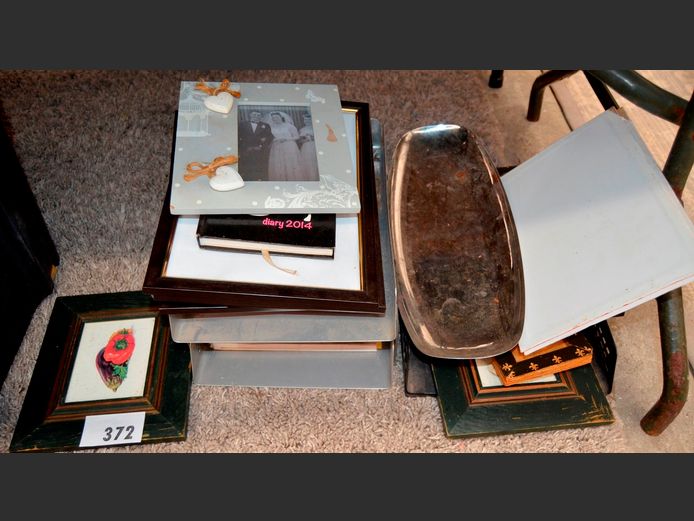 PICTURE FRAMES, LETTER TRAY, etc